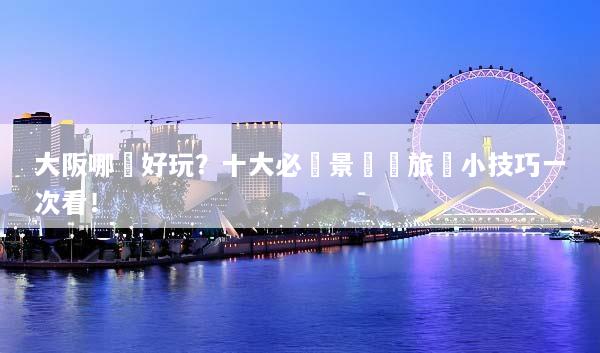 大阪哪裡好玩？十大必訪景點與旅遊小技巧一次看！