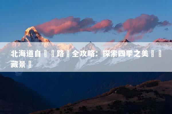 北海道自駕遊路線全攻略：探索四季之美與隱藏景點