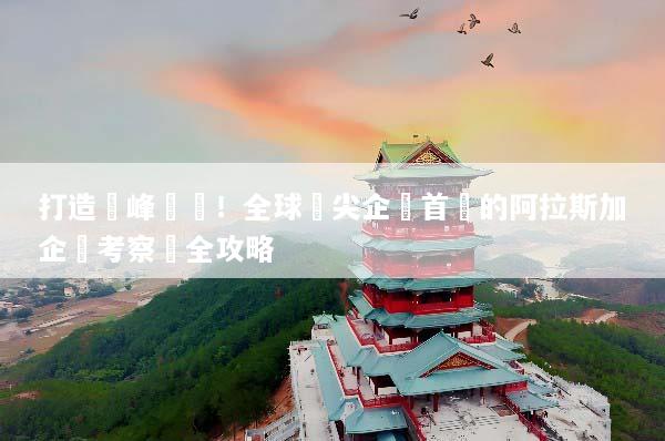 打造巔峰團隊！全球頂尖企業首選的阿拉斯加企業考察遊全攻略