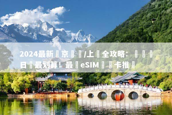 2024最新東京換匯/上網全攻略：這樣換日幣最划算！最強eSIM與網卡推薦